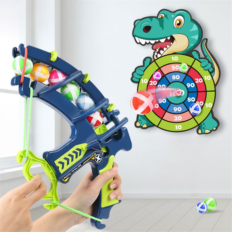 Outdoor Hunting Toys - Спортивная рогатка Монтессори, мишень, липкий мяч,