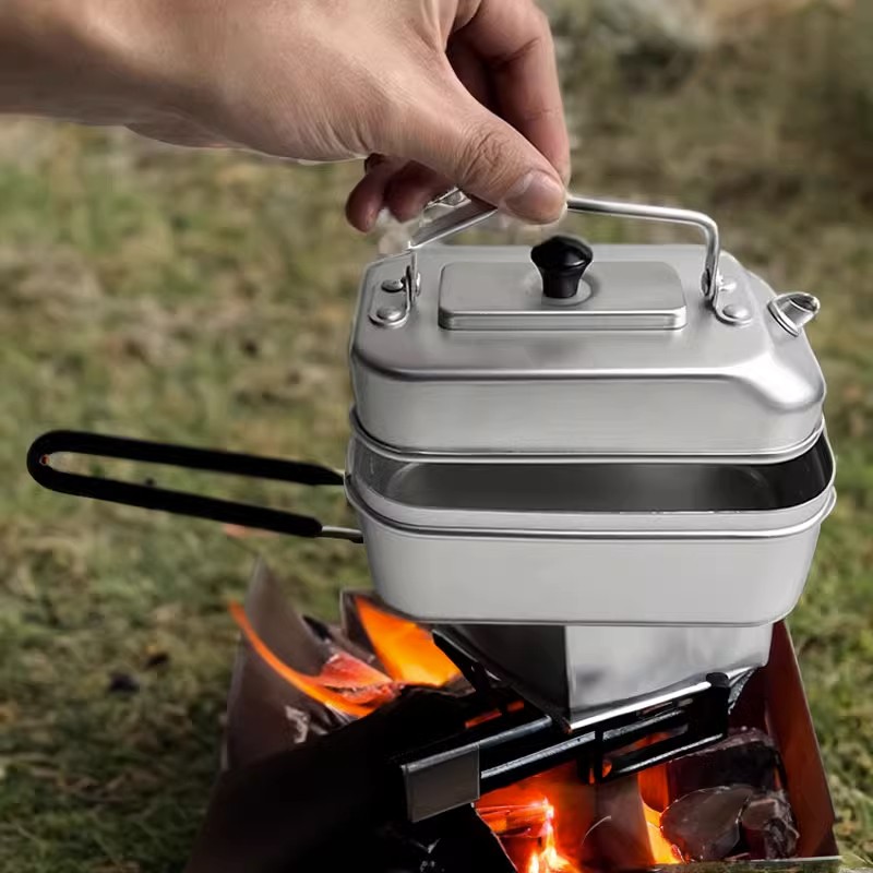 Outdoor Hunting Kitchen - Сверхлегкий портативный туристический чайник для пикника,