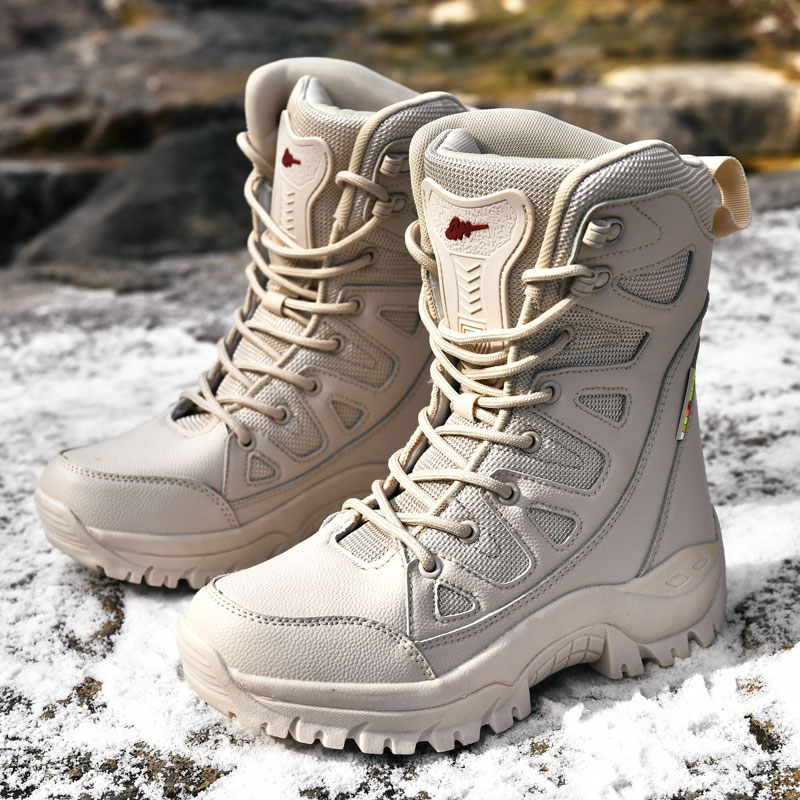 Outdoor Hunting Boots For Men - Плюшевые зимние походные ботинки для активного