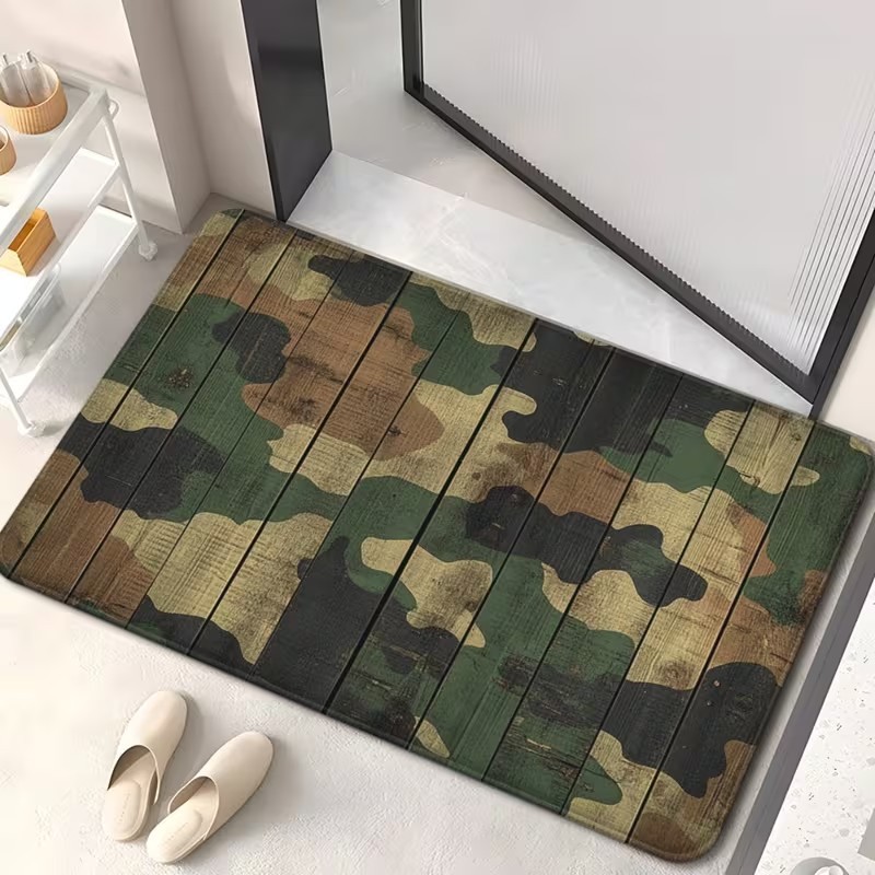 Hunting Outdoor Rug - Военный камуфляжный придверный коврик с классическим