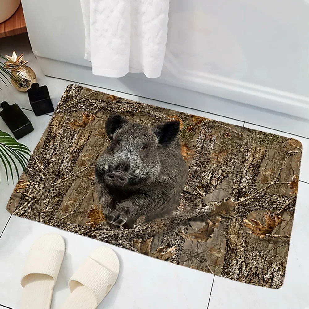Hunting Outdoor Rug - Камуфляжный коврик для двери с принтом