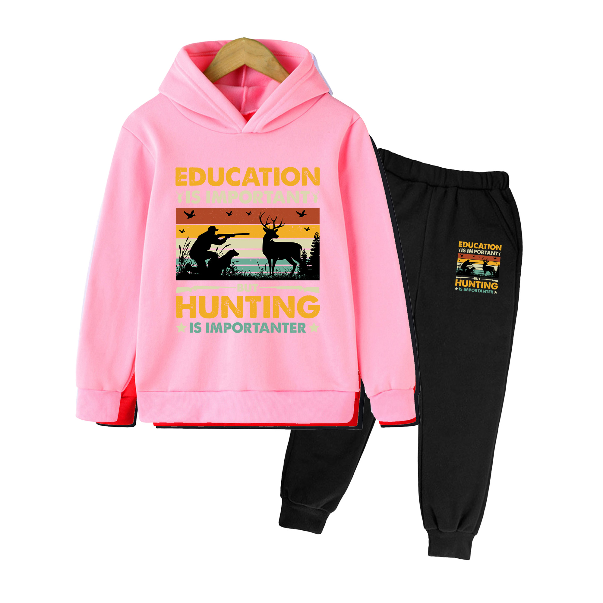 Outdoor Hunting Hoodie - Детский комплект из худи и спортивных