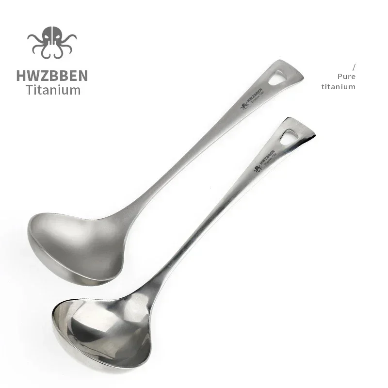 HWZBBEN титановые суповые ложк – обзор и цена Outdoor Hunting Kitchen