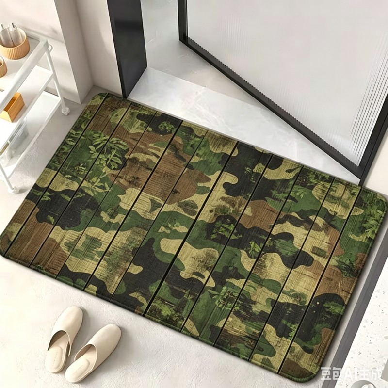 Военный камуфляжный придверный – обзор и цена Hunting Outdoor Rug